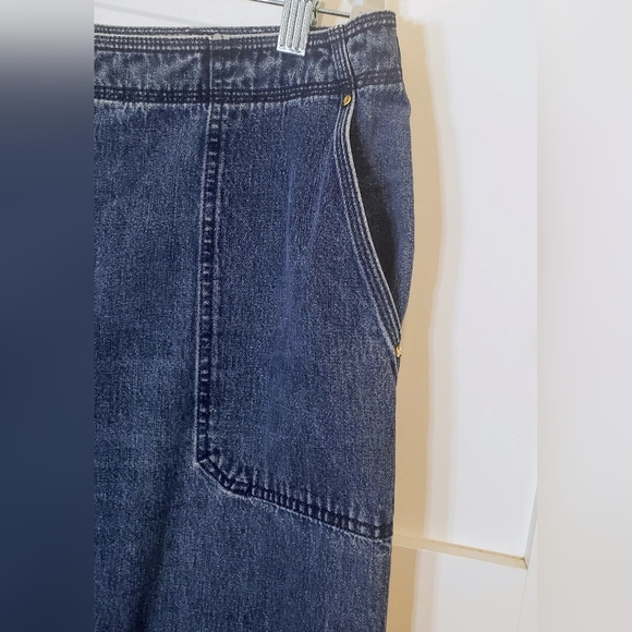 Lauren Ralph Lauren High Rise Denim Blue Jeans Size 16 Cotton Pockets - Picture 5 of 16